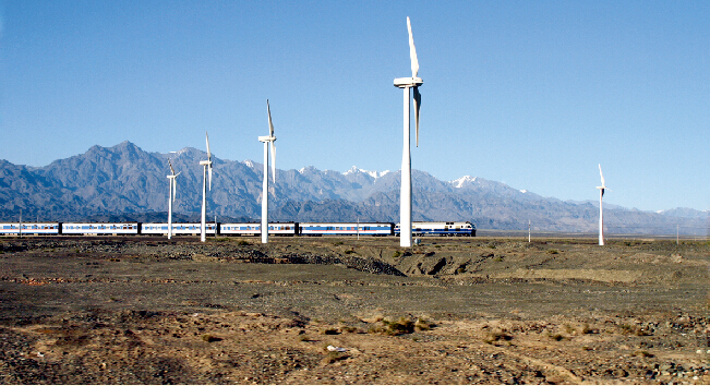 建设银行新疆区分行支持建设的亚洲最大的风力发电场——新疆达坂城风力发电场，雄踞亚洲第一-当代金融家